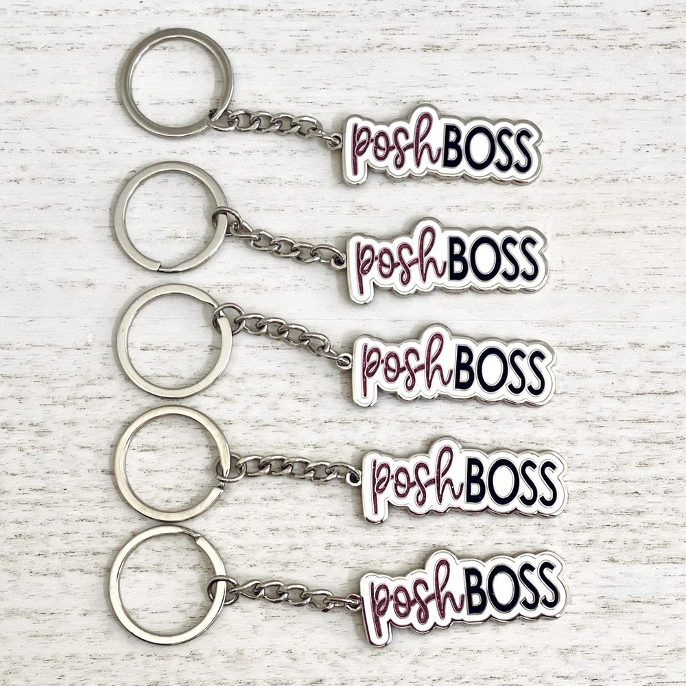 PoshBoss custom keychain QTY 5